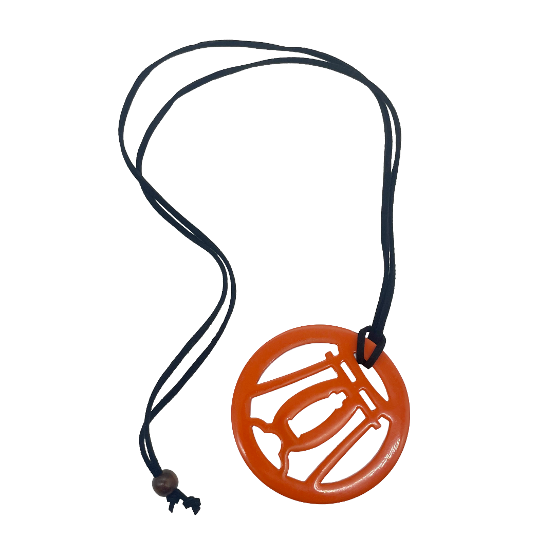 Tsuba Kette Orange