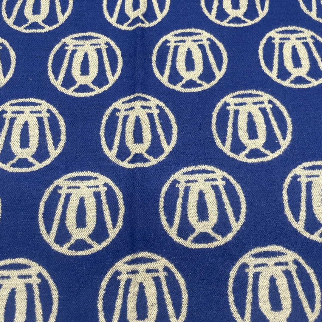 Schal Tsuba Blau-Gold