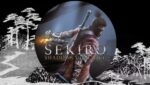 Cover-Motiv des Videospiels "Sekiro: Shadows Die Twice" mit Shinobi-Krieger und gezogenem Schwert — Beispiel zeitgenössischer Samurai-Pop-Kultur.